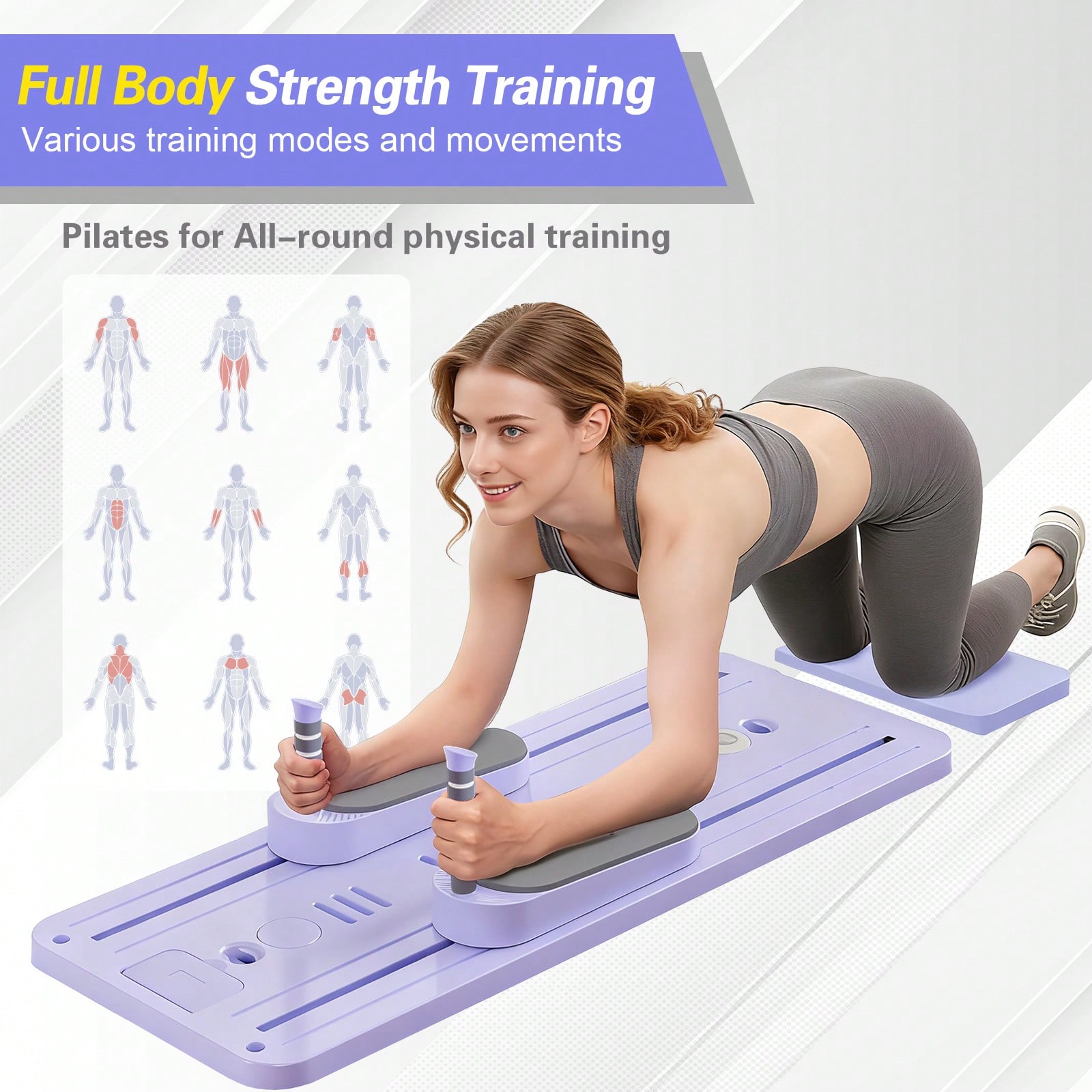 Pilates Reformer With Bar, Pil - Pilates & Yoga Vida 评论和价格