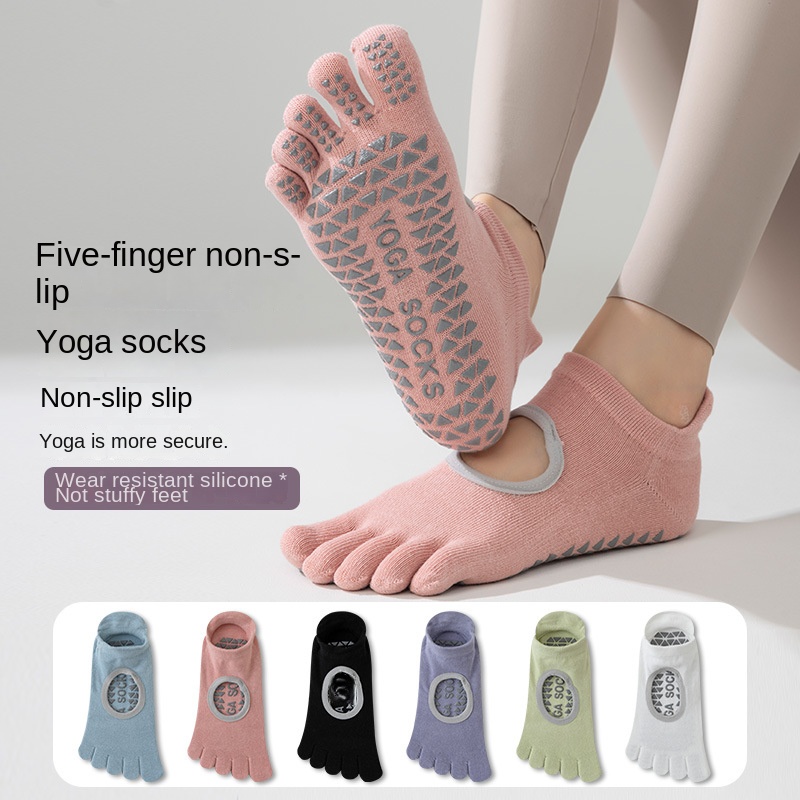 Women's Five-Finger Yoga Socks - Medias Para Pilates Y Yoga 评论和价格