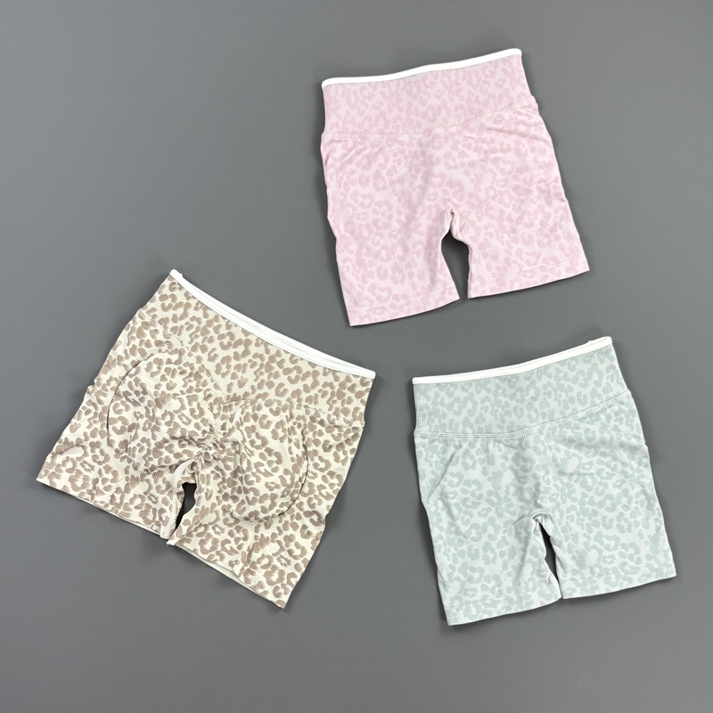 HISTELLO Gym Shorts Leopard Pr - Pilate Yoga Workout 评论和价格