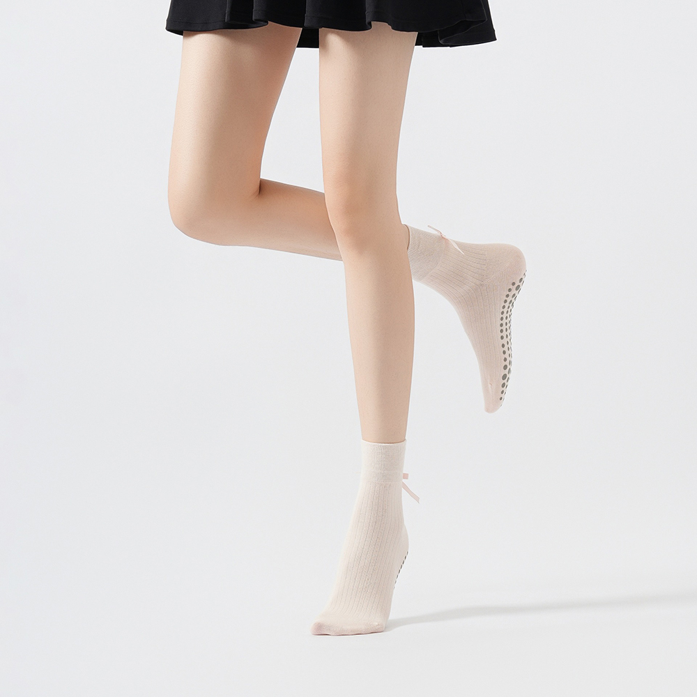 Cute Bowknot Yoga Socks Girls  - Pilates & Yoga Vida 评论和价格